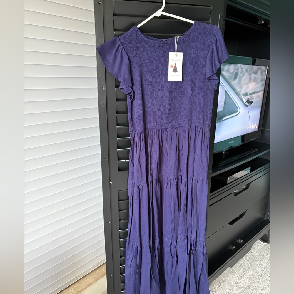 Chic Deep blue Maxi Dress